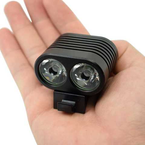 Luz LED XM-L2 superbrillante para bicicleta, 4 modos recargable de faro delantero, 5000 lúmenes, resistente al agua, luz de seguridad nocturna para ciclismo ► Foto 1/6