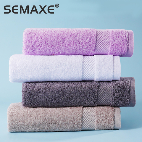 Toalla de mano SEMAXE Premium Set para baño, algodón alta absorción de agua suave y resistente a la decoloración (4 Juego de toallas de mano) El Nueva inclusión ► Foto 1/6