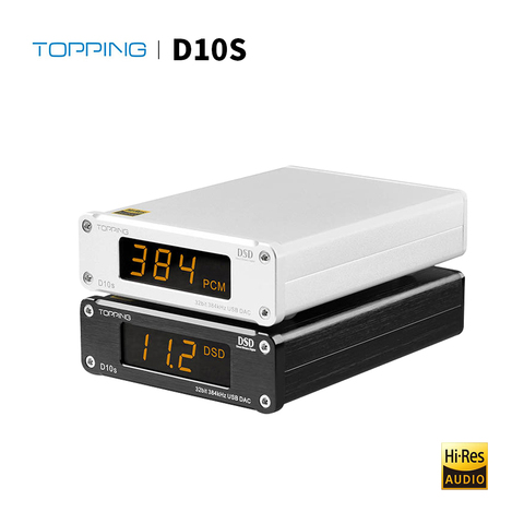 TOPPING D10 Digital DAC USB amplificador de Audio de alta fidelidad Spdif DAC Amp ES9018KAM DSD DAC de Audio amplificador decodificador xmos xu208 equilibrado fuera ► Foto 1/6