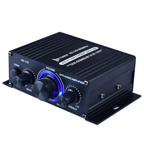 400W Mini HIFI Digital amplificador de Audio estéreo de Audio en Casa de sonido Digital, amplificador de Radio FM micrófono auto a casa. ► Foto 1/6