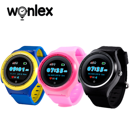 Reloj inteligente Wonlex KT06 (enviado en Rusia) para niños 2G GPS LBS-rastreador impermeable para bebés Anti-Pérdida-Monitor para niños sos-llamada reloj inteligente ► Foto 1/6