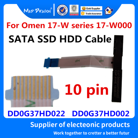 Nuevo Original ordenador portátil SATA SSD HDD cable para disco duro conector para HP Omen 17-W serie 17-W000 17-W033DX DD0G37HD022 DD0G37HD002 ► Foto 1/6