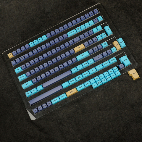 Juego de teclas completas para teclado mecánico MX, Dye Sub ANSI ISO PBT, 142 MA, filtro Ducky 104 TKL 61 KBD75 ki96 YMD96 GK64 Tada68 ID80 ► Foto 1/6