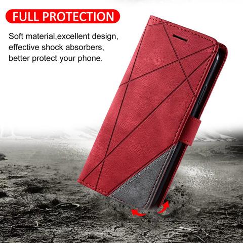 Funda magnética de cuero para móvil, funda con soporte y ranura para tarjetas para Xiaomi Redmi 7A 8A 9A 9C Redmi Note 7 8T 9S Pro Max K20 K30 ► Foto 1/1