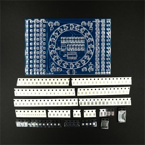 Tablero de práctica de soldadura LED giratorio, bricolaje, CD4017, SMD NE555, Kit DIY, Fanny Skill Training, traje electrónico ► Foto 1/3