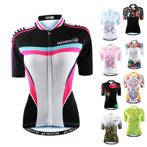 Weimostar-camisetas de ciclismo para mujer, ropa de equipo profesional para ciclismo de montaña, transpirable, 2022 ► Foto 1/6