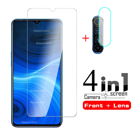 Vidrio Templado 4 en 1 para OPPO Realme X2 Pro X3, Protector de pantalla con SuperZoom, película de lente de cámara para OPPO RealmeX2 X 3 2 ► Foto 1/6