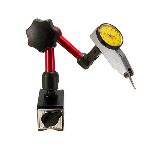 Indicador de prueba de Dial Flexible de alta precisión 0-0,8mm soporte de Base magnética herramienta de indicador de soporte de corrección magnética ► Foto 1/6