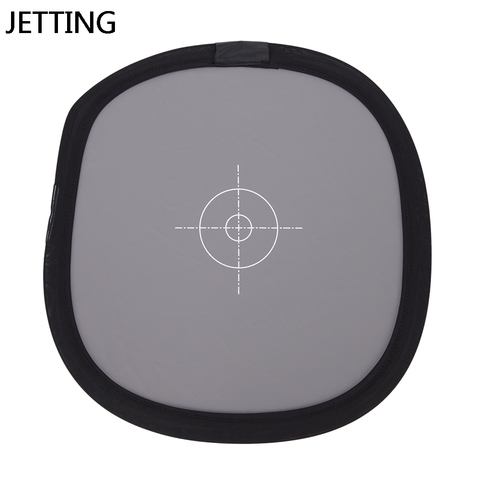 JETTING-Tarjeta reflectora plegable de doble cara, tablero de enfoque con bolsa de transporte, gris, 12 