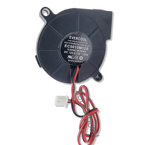 Ventilador enfriador de 2 cables para servidor EverCool EC5015M12S, CC de 12V, 0.15A, 50x50x15mm, envío gratis ► Foto 1/3