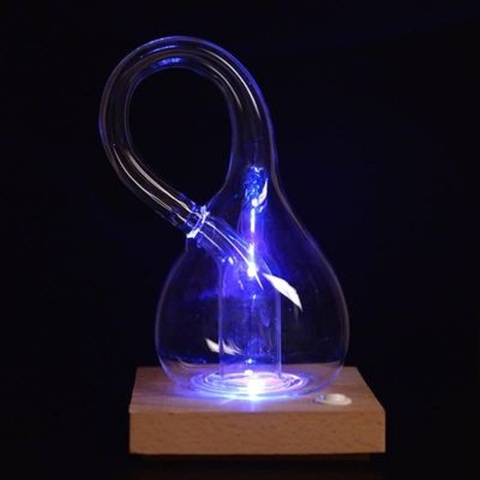 Modelo de botella de vidrio transparente para el hogar, decoración mágica creativa, espacio tridimensional que siempre se llena con agua ► Foto 1/6