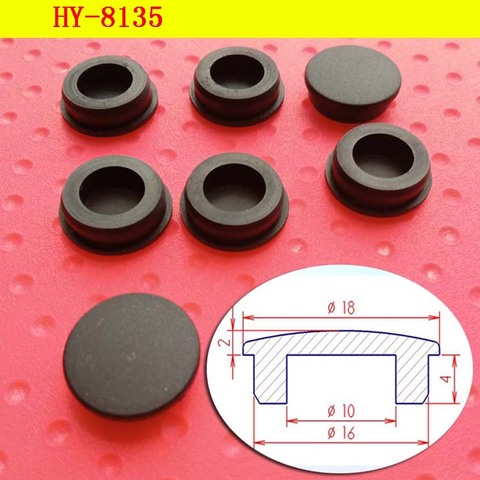 Tapón de sellado de silicona aislante tipo T, 16mm, tapón de goma, tapón de tubería de acero, junta de tapón de agujero de 15mm ► Foto 1/6