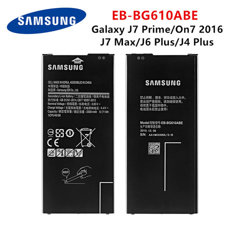 SAMSUNG original EB-BG610ABE 3300mAh batería para Samsung Galaxy J6 más J6 + SM-J610F / J4 + J4PLUS 2022 SM-J415 / J4 Core J410 ► Foto 1/4