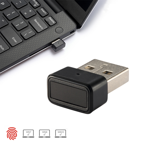 Mini lector de huellas dactilares USB KE-01 para Windows 7, 8, 10 hello Touch Multi biométrica llave de seguridad negro ABS Shell + Ratón inalámbrico ► Foto 1/4