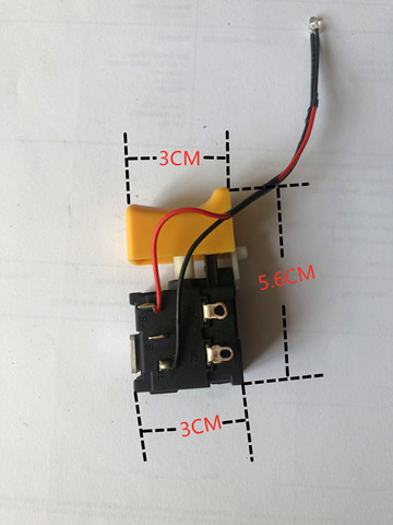 Interruptor taladro eléctrico de CC Jlevel, FA021A-63, 7,2-24V, FA021A, 16A, colores aleatorios ► Foto 1/6