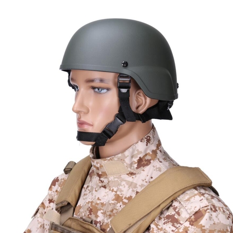 MICH-Casco táctico del ejército de campo militar, de plástico, Unisex, equipo de protección para motociclismo de combate, 2000 ► Foto 1/6