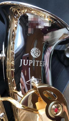 Saxofón Alto de latón con cuerpo niquelado, saxofón de juple JAS 1100SG, con llave laca dorada, instrumentos de música e-flat, Envío Gratis ► Foto 1/6