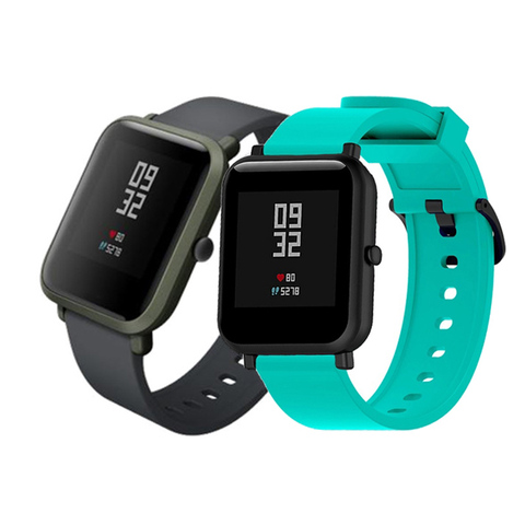 Duoteng-Correa de silicona para Xiaomi Huami Amazfit Bip, repuesto de correa inteligente de 20mm para pulsera inteligente Xiaomi Huami Amazfit Bip ► Foto 1/6