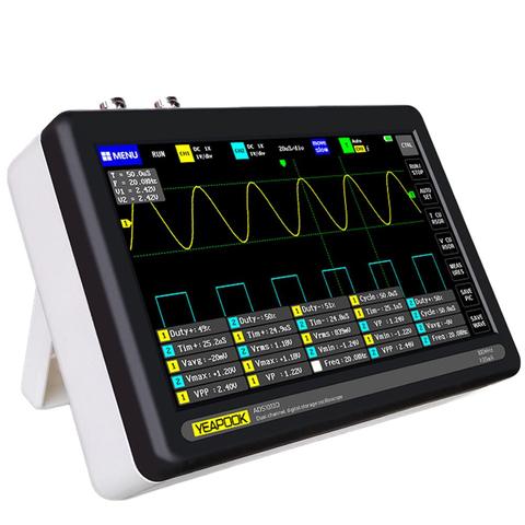 YEAPOOK-osciloscopio de almacenamiento para tableta Digital, osciloscopio de 2 canales, ancho de banda de 100Mhz, frecuencia de muestreo 1GSa/s, almacén ruso ► Foto 1/6