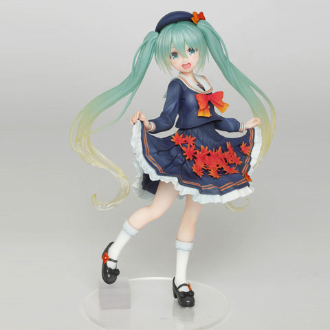 Figura de acción Original Hatsune Miku, uniforme juvenil, modelo juguete de figura de PVC, decoración, regalo en caja ► Foto 1/3