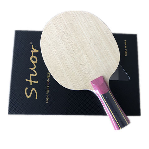 Stuor raqueta de tenis de fibra de carbono de 5 capas con 2 capas super zlc, raqueta de tenis de mesa solo para ping pong FL CS ST grip ► Foto 1/6