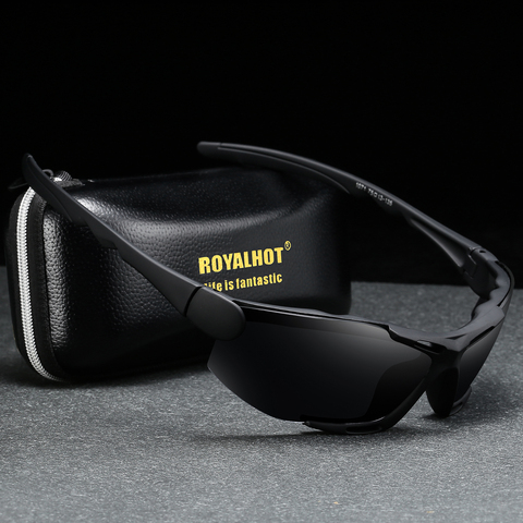 RoyalHot-gafas de sol deportivas para hombre y mujer, lentes de sol polarizadas elásticas, Estilo Vintage, Retro, 900183 ► Foto 1/6