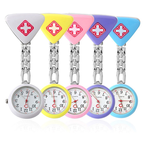 De moda de reloj redondo reloj Doctor enfermera colgante reloj nuevo zegarek damski señoras mujeres doctor médico relojes regalos de navidad ► Foto 1/6