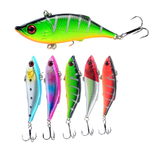 ¡Novedad! 1 Uds Señuelos de pesca cebos duros de alta calidad 5 colores 7 cm/10g Crankbait señuelos artificiales wobblers aparejos de pesca. ► Foto 1/6