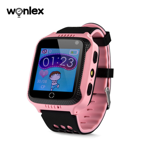 Wonlex-reloj inteligente GW500S con GPS para niños, localizador de posición, cámara de seguimiento, posición antipérdida ► Foto 1/6