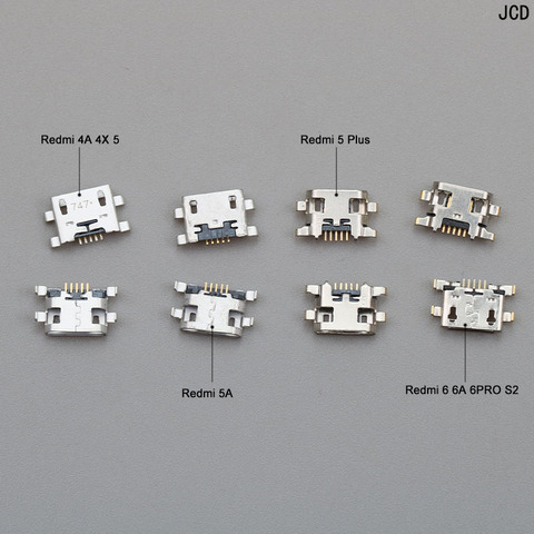 Conector micro usb hembra de 5 pines para xiaomi redmi 4A 4X 5 5A 5PLUS 6 6A 6PRO S2, 5 uds. ► Foto 1/5