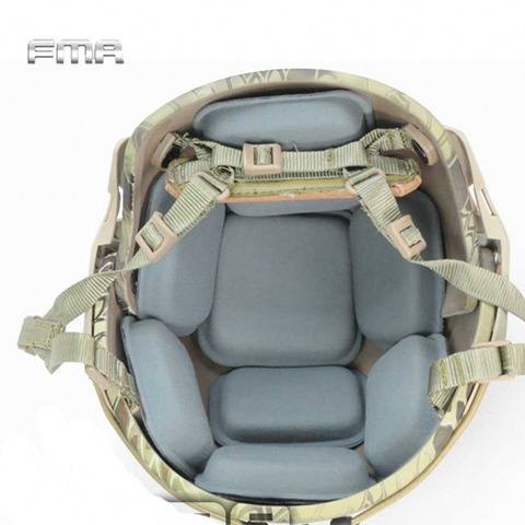 FMA-almohadilla protectora para casco CP, juego de almohadillas de cojín suave táctico, almohadillas de suspensión de repuesto para casco militar, accesorios de caza ► Foto 1/6