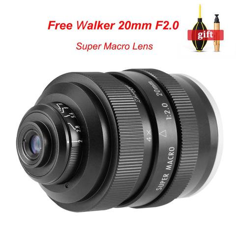 Zhongyi-Lente Super Macro mitaku de 20mm para Canon, EF, EOS, M, Nikon f, Sony E, Pentax K, M4/3, Fujifilm X, montaje Minolta A ► Foto 1/6