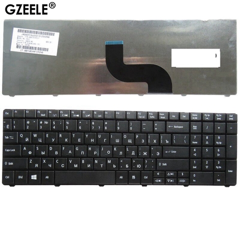 GZEELE, nuevo teclado para ordenador portátil RU para Acer Aspire E1-571G E1-531 E1 521 531 571 E1-531G E1-521 E1-571 negro ruso ► Foto 1/2