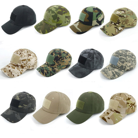 Gorras deportivas exteriores de camuflaje gorras de béisbol Simplicity táctico militar ejército camuflaje gorra de caza sombreros gorra de adulto ► Foto 1/6