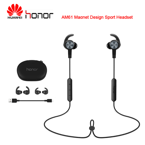 Huawei Honor AM61-auriculares, inalámbricos por Bluetooth, Auriculares deportivos de diseño magnético para exteriores para Huawei, Samsung y Xiaomi ► Foto 1/6