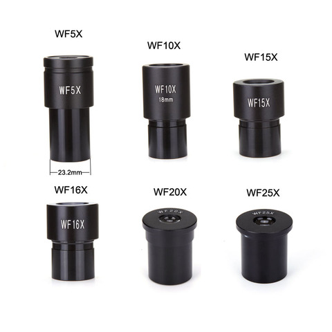 Microscopio biológico ocular WF5X WF10X WF15X WF16X WF20X WF25X, accesorios para lente gran angular, monoculares ► Foto 1/6