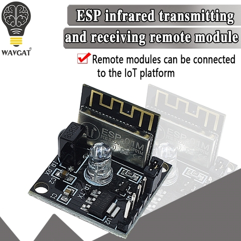 Transceptor infrarrojo ESP8285 inalámbrico transceptor wi-fi módulo interruptor de Control remoto de aprendizaje para el desarrollo de la Junta ► Foto 1/6