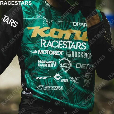 Camiseta de Motocross para bicicleta de carreras, ropa de secado rápido para ciclismo de montaña o de descenso, de manga larga, DH, BMX ► Foto 1/5