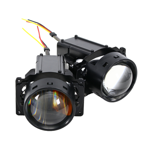 LIGHTSATTACK 3 pulgadas 36 W 5000 K Bi lente LED faro Auto proyector H4 H7 9006 luz LED Kits de adaptación motocicleta del coche de la linterna ► Foto 1/6