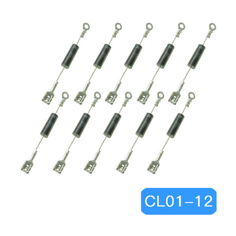 Rectificador de diodo de alta tensión para microondas, repuesto de CL01-12, para WPW10492276, W10492276, AP6022269, PS11755602, 10 Uds. ► Foto 1/6