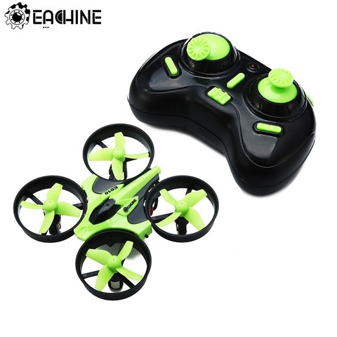 Nueva llegada Eachine E010 Mini 2,4g 4CH 6 eje 3D función de memoria de modo sin cabeza RC Quadcopter RTF RC minúsculo regalo niños Juguetes ► Foto 1/6