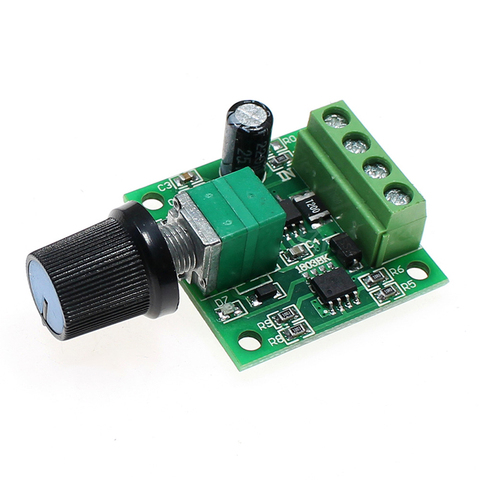 DC 1,8-12V controlador de velocidad PWM miniatura DC motor 0 ~ 100% ajustable ENTRADA DE Módulo regulador 2A PWM DC regulador de velocidad del motor ► Foto 1/5