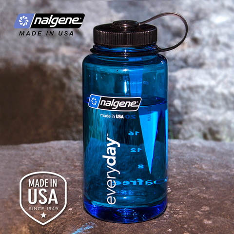 Nalgene botella de agua al aire libre portátiles a prueba de fugas de agua copa de plástico de moda deportes tetera de vajilla para camping 1000ML ► Foto 1/6