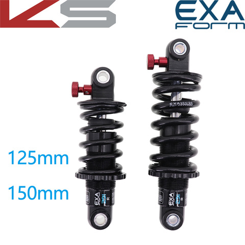 EXA Form-Amortiguador trasero, con resorte de suspensión, modelo Kindshock, ajustable, 291 R, para bicicletas de MTB, de montaña, escúter eléctrico, de 125, 150 165 190 mm ► Foto 1/6