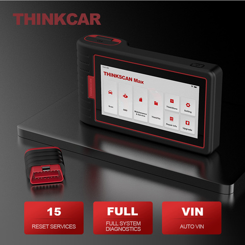 THINKCAR-herramienta de diagnóstico de coche Thinkdriver, sistema completo de reinicio profesional, escáner OBD2, lectura de código claro, VIN, PK, Easydiag, AP200, 15 ► Foto 1/6