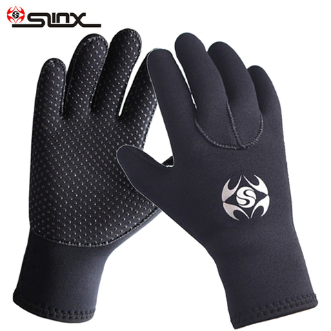 Guantes de buceo de neopreno para hombre y mujer, ropa de pesca submarina, cálido, 3mm, 1 par, envío gratis ► Foto 1/6