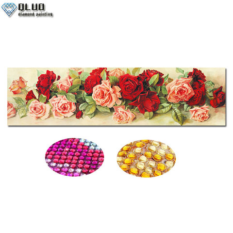 Pintura de diamante 5D, mosaico de rosas, bricolaje, taladro parcial, flor de diamante de imitación, bordado, Kits de punto de cruz, arte de diamante ► Foto 1/6