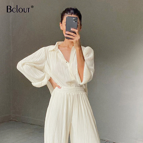 Bclout de manga larga Otoño Invierno camisas blusas Mujer falda de trabajo Top elegante blusa de mujer floja caqui sólido Tops 2022 ► Foto 1/6