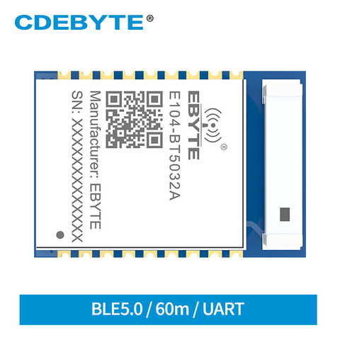Módulo Bluetooth nRF52832, Serial A BLE E104-BT5032A, SMD, antena cerámica, 4dbm, BLE5.0, Módulo Transceptor Inalámbrico ► Foto 1/6