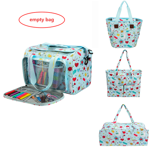 Bolsa de almacenamiento con estampado para tejer, bolsa de aguja para tejer, conjunto de hilo, organizador doméstico DIY, novedad ► Foto 1/6